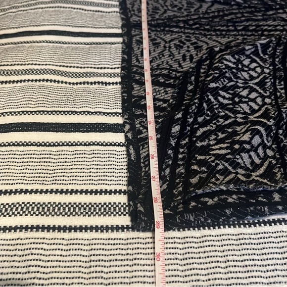 Free People  Black Sweater Cardigan Rugged Fringe - Picture 8 of 9